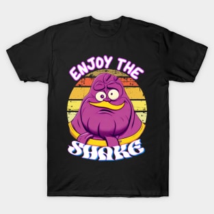 Enjoy the grimace shake retro vibes T-Shirt